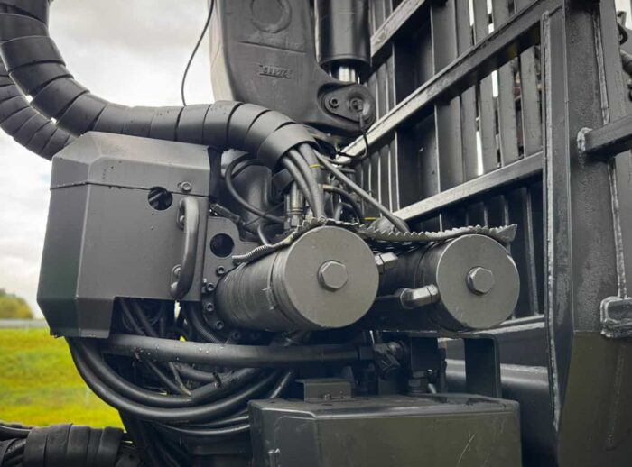 Forwarder John Deere 1210E Kran Forwarder John Deere 1210E żuraw