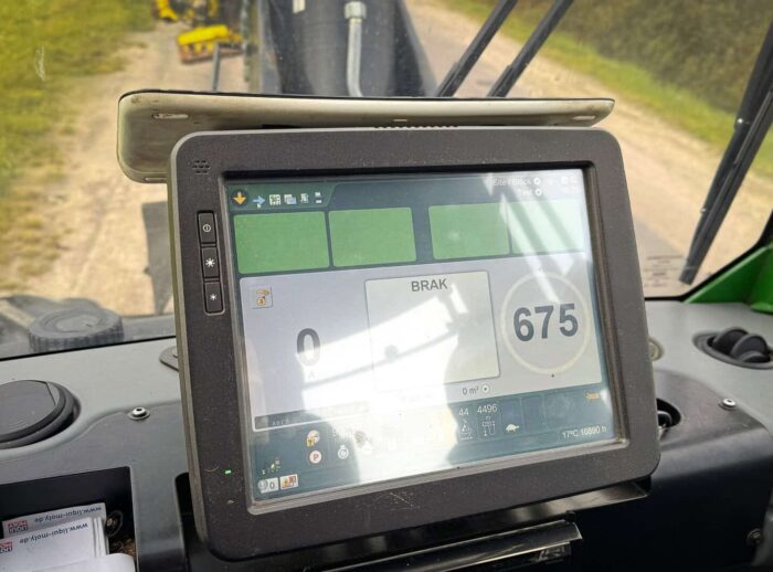 Erntemaschine John Deere 1270G Computer Harvester John Deere 1270G komputer