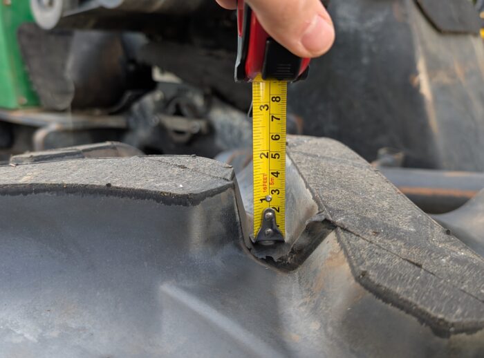 Erntemaschine John Deere 1270G Lauffläche Harvester John Deere 1270G bieżnik