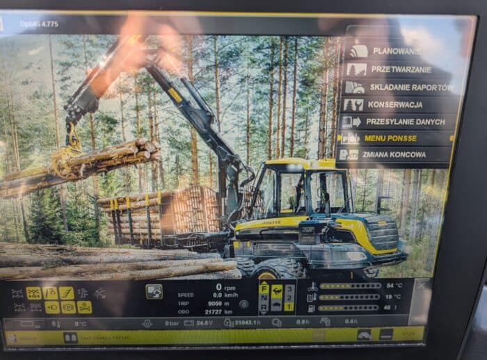 PONSSE ELK 8W 2013r. komputer PONSSE ELK 8W 2013r. komputer