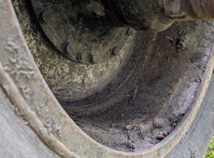 Harvester John Deere 1270D 2007r. felga wewnątrz Harvester John Deere 1270D 2007r. felga wewnątrz