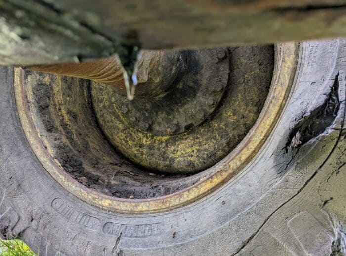 Harvester John Deere 1270D 2007r. felga wewnątrz Harvester John Deere 1270D 2007r. felga wewnątrz