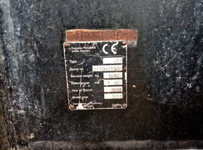 Valmet 911.4 harvester, 2010. Harwester Valmet 911.4 2010r.