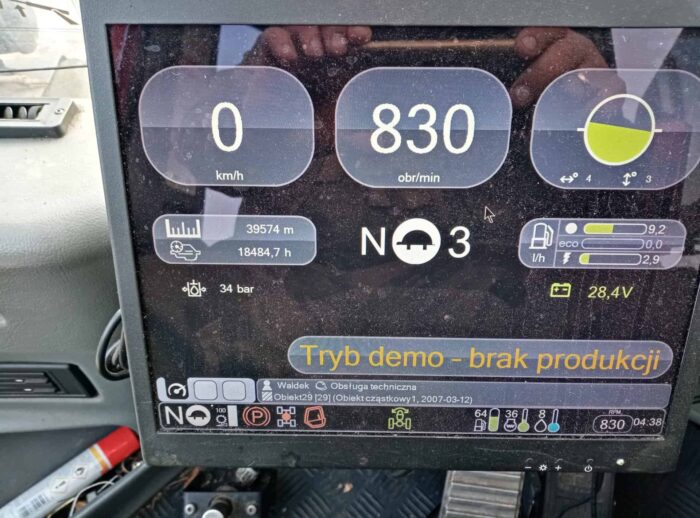 Valmet 911.4 harvester, 2010, computer Harwester Valmet 911.4 2010r. komputer