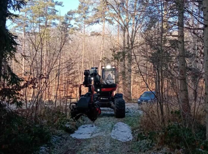 Valmet 911.4 harvester, 2010. Harwester Valmet 911.4 2010r.